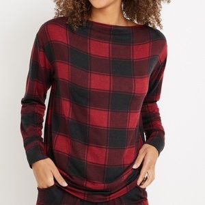 Maurices Lakeside Buffalo Plaid Fleece Sweatshirt XL